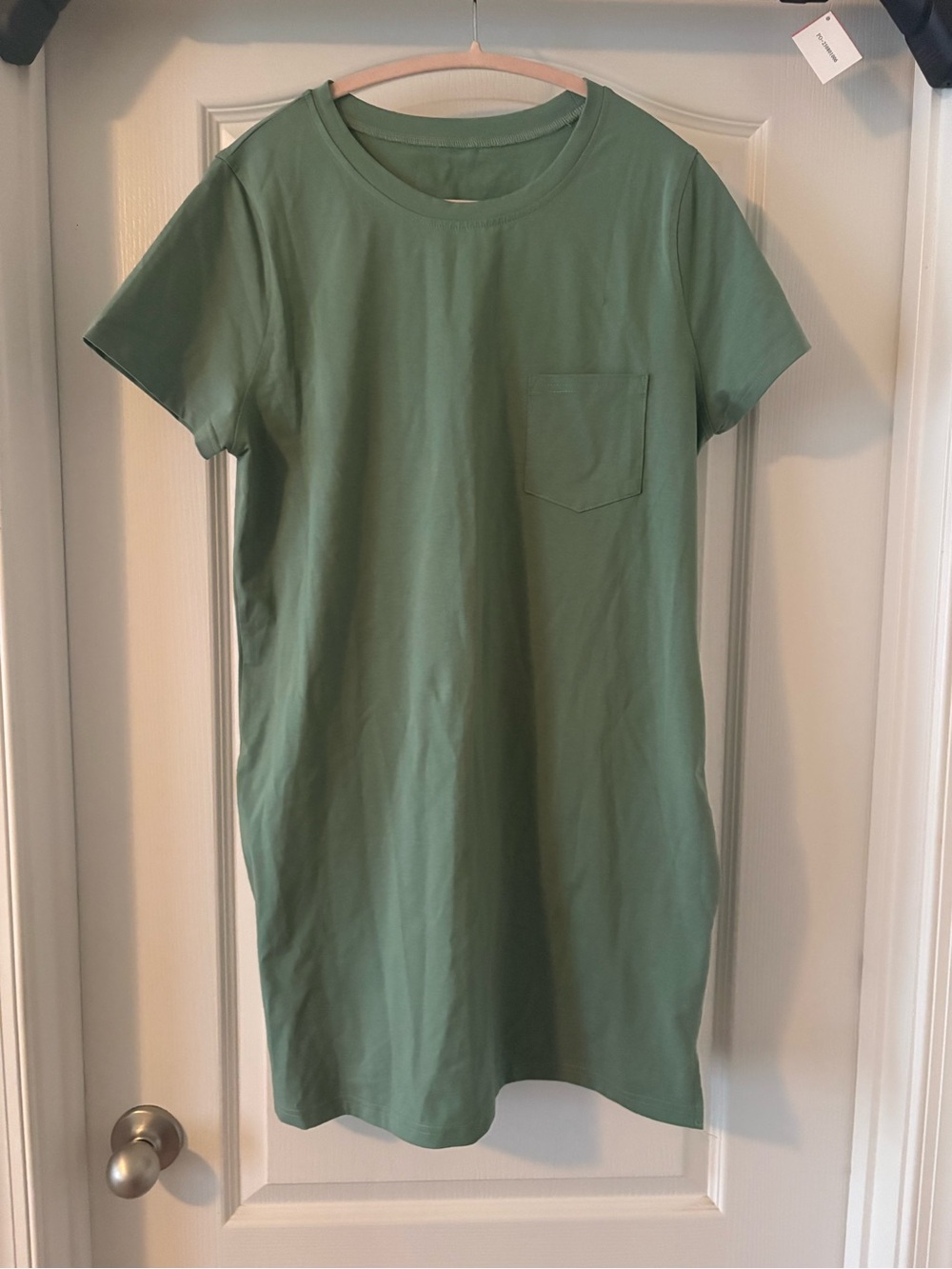 Olive green T-shirt dress